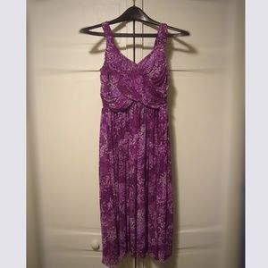 Chadwicks Polka Dot Floral Dress